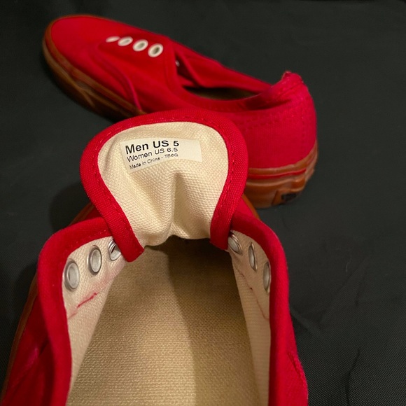 Strawberry Red Vans - Picture 3 of 4